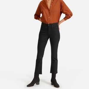 Everlane kick crop black jeans size 27 lightly worn